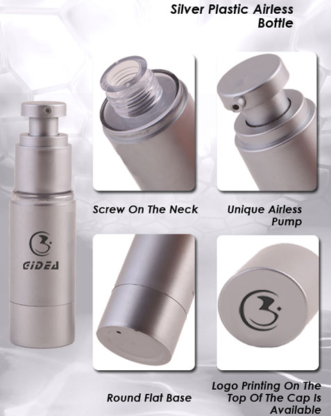 15ml 30ml 50ml Airless Plastic Bottles