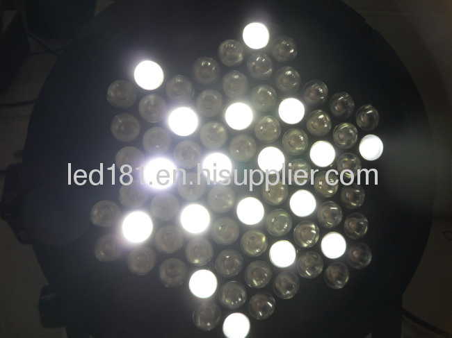 72x3w RGB indoor led mini par lights 