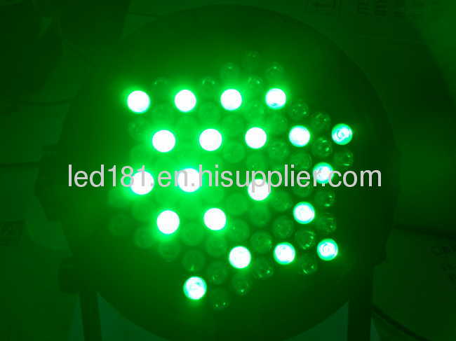 72x3w RGB indoor led mini par lights 