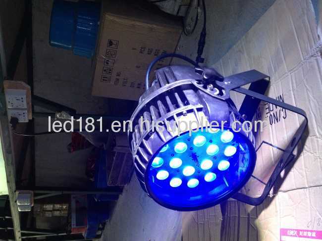 Zoom led 18x10w waterproof par light