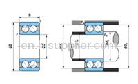 Fan super precision hot sale low price deep groove ball bearing 6203(17*40*12mm)