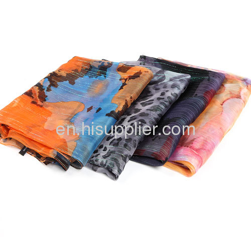 Wholesale Fashion Large Pashmina Ladies Designer Silk Scarf 