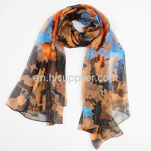 Wholesale Fashion Large Pashmina Ladies Designer Silk Scarf 