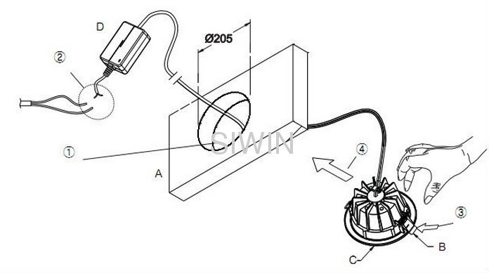 12-16W Dimmalbe COB LED Down Lights,