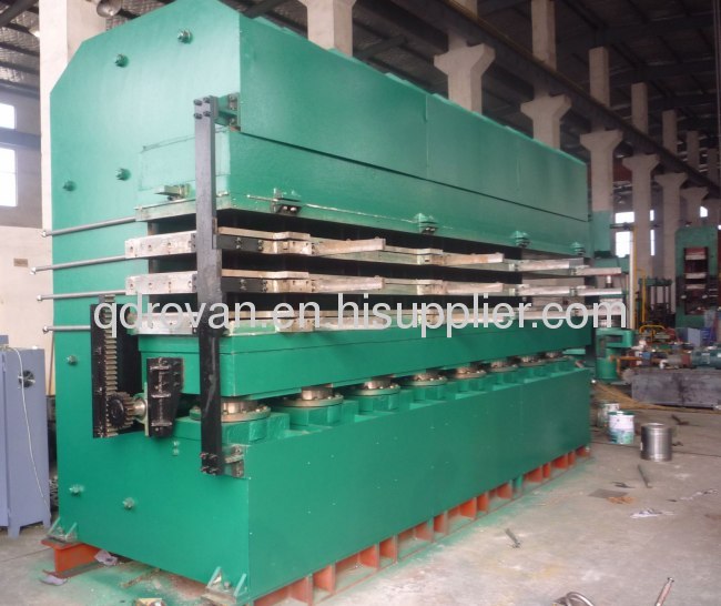 Frame plate vulcanizing machine