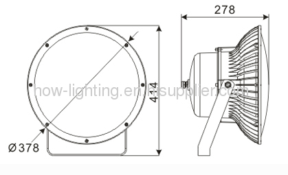 100W LED Flood Light IP65 with Cree XP Chip