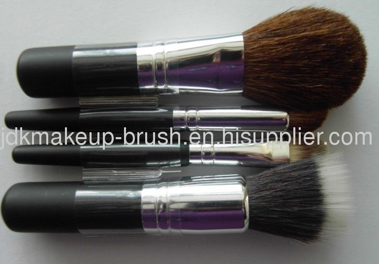 Mineral Brush Set 4 PCS Brushes for Face & Eye Make-Up