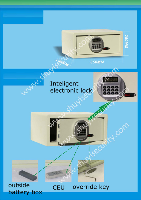 LCD hotel laptop safety box and safe box singapore