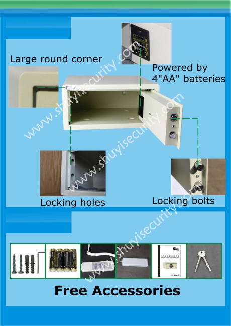 LCD hotel laptop safety box and safe box singapore