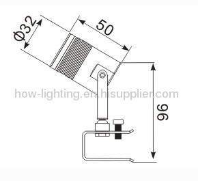 1W LED Flood Light IP44 with 1pc Cree XRC Chip