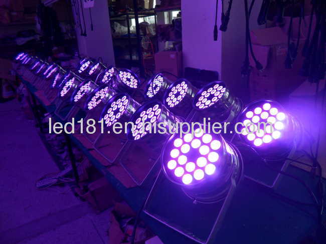 18x3w/9w uv led stage lighting