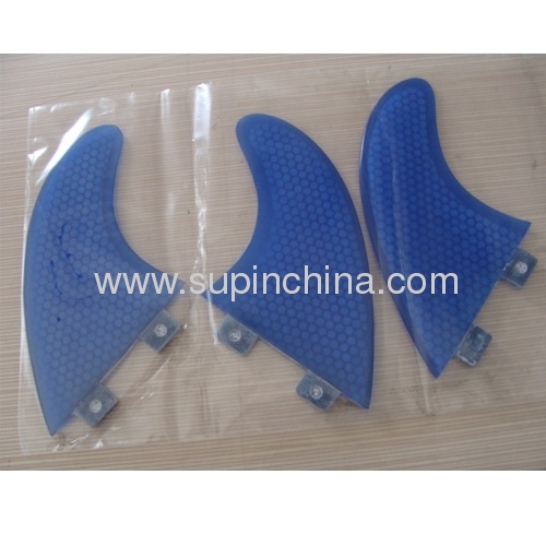 Fibrelgass honeycomb FCS fin for surf board