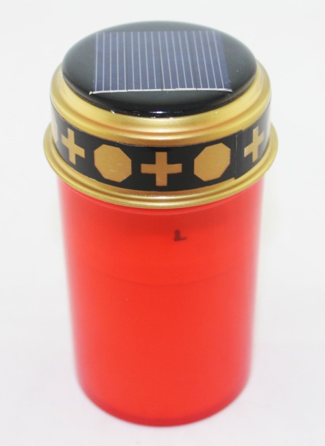 new display solar Grave Light with rechargeable battery