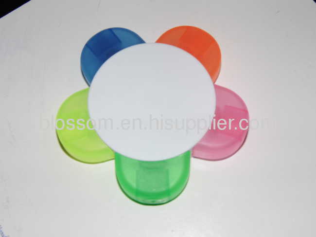 Flower shape maker pen highlighter pen promotional marker pen