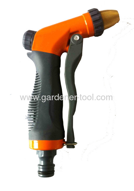 Zinc 2-function Garden Water Hose Nozzle With Valve