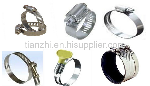 Stainless steel worm drive band clamp