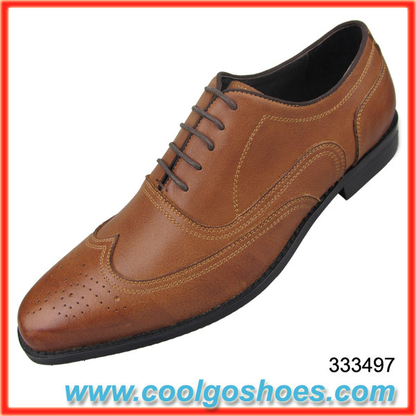 mens wholesale brown dress shoes in china