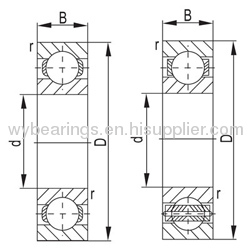 Extreme large size deep groove ball bearing