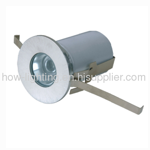 1W LED Recessed Light IP68 with size of dia.50x75mm