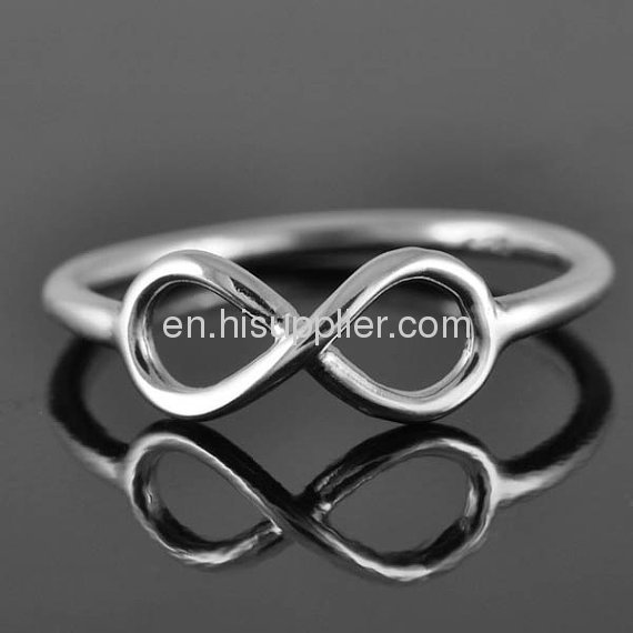 Wholesle 925 Sterling Silver Infinity Ring For Women Cheap