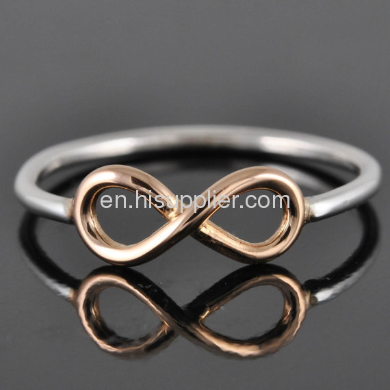 Wholesle 925 Sterling Silver Infinity Ring For Women Cheap