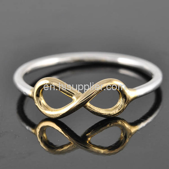 Wholesle 925 Sterling Silver Infinity Ring For Women Cheap