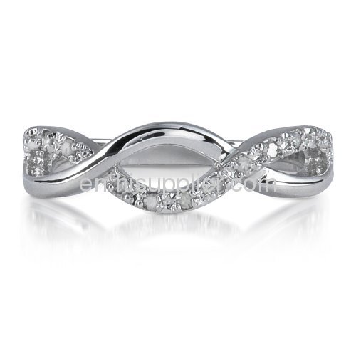 Wholesle 925 Sterling Silver Infinity Ring For Women Cheap