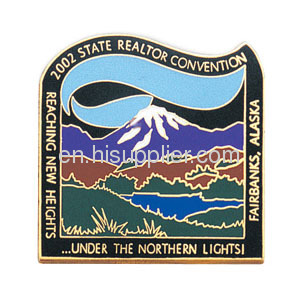 custom metal Hard Enamel Badge