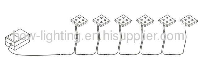 0.5W-3W Check Style LED Recessed Light IP20 with 3528SMD Epistar Chip