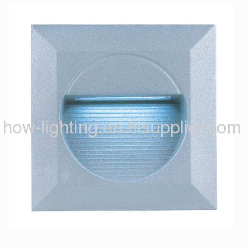 1.5W Square Aluminium LED Recessed Light IP65 with 5mm Straw LED