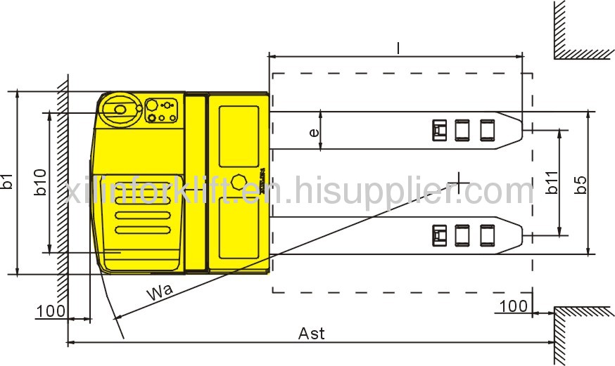 Seated type Electric Pallet Trucks