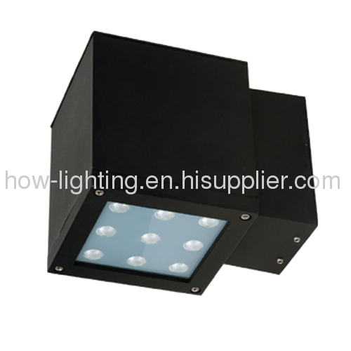 9W Down Side LED Wall Light IP44 with 9pcs Cree XRE Chip