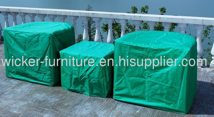 Weather covers fitting in rattan furnitures