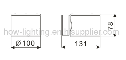 Down Side LED Wall Light IP44 WITH Cree XRC Chips