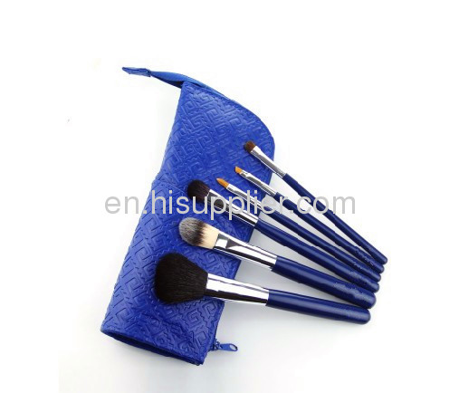 New Lovely Blues7PCS Travel Makeup brush set OEM