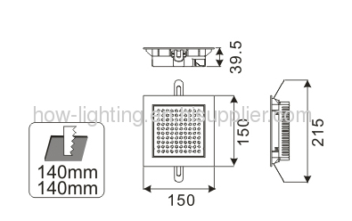 8W ABS LED Downlight IP20 with 5mm Straw LED