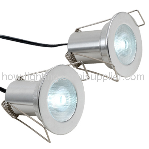 1W Aluminium Downlight IP20 with 1pc Cree XRC Chip