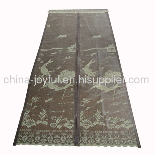 Jacquard Magnetic Door Mesh with Long Magnetic Strip