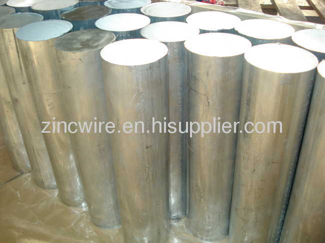 High purity electroplating anticorrosion zinc rod