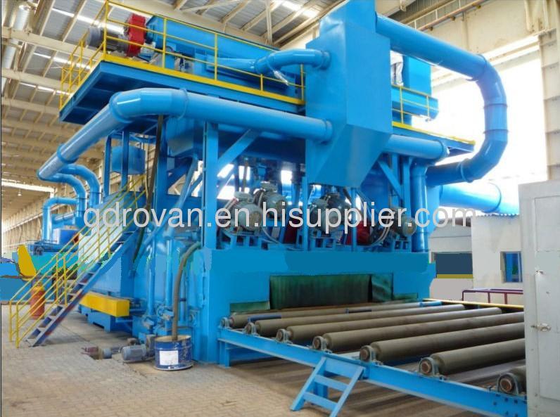 Q69 steel plate,section shot blast cleaning machine