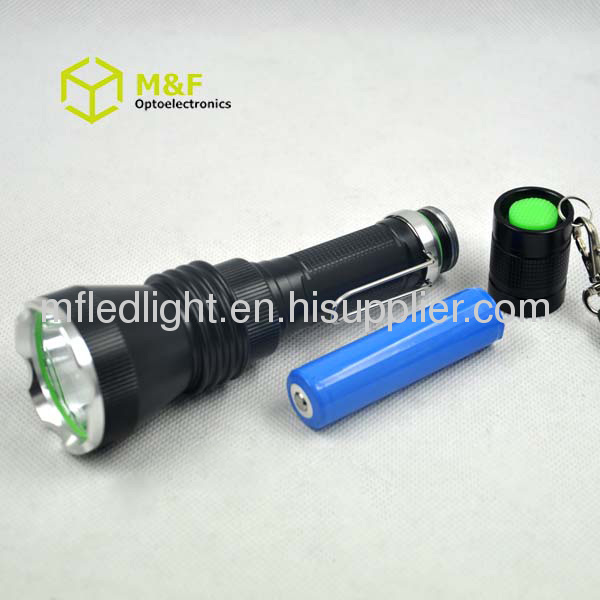 t6 led flashlight 18650 battery cree torch light 