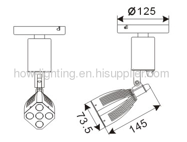 5W-15W LED Downlight IP20 with Flexible Combination