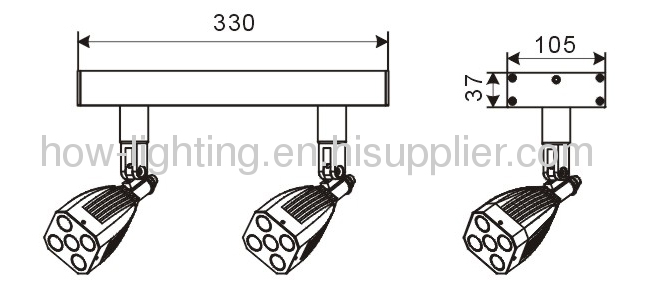 5W-15W LED Downlight IP20 with Flexible Combination