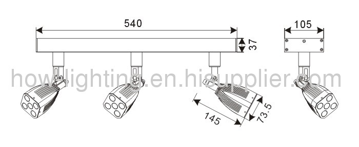 5W-15W LED Downlight IP20 with Flexible Combination