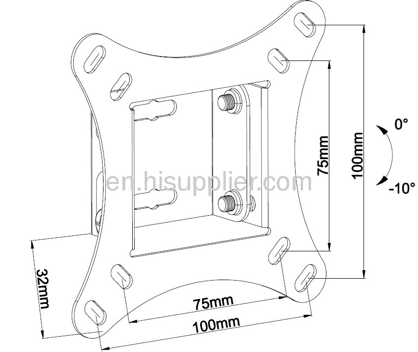 lcd tv wall mount design for 15-22screen
