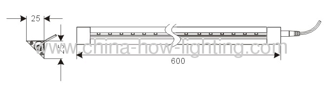 7.2W Aluminium LED Strip Light IP20 with 5050SMD Epistar Chips
