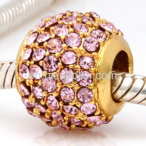 New China Cheap Swarovski Crystal european Bead For european Bracelets