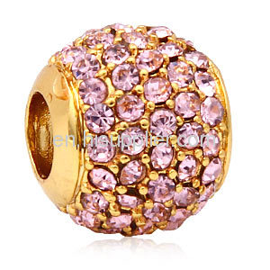 New China Cheap Swarovski Crystal european Bead For european Bracelets