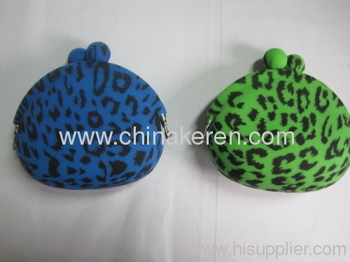 silicone wallet with Leopard logo