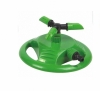 Plastic 3-arm lawn water sprinkler with plastic base